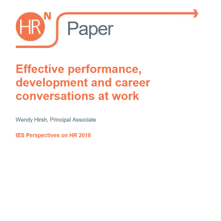Effective performance, development and career conversations at work 1