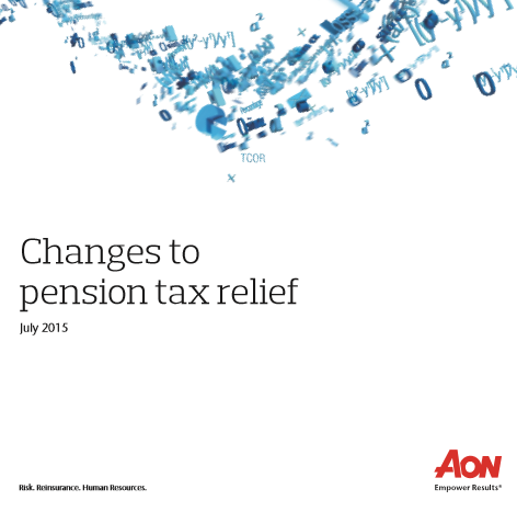 Changes to pension tax relief