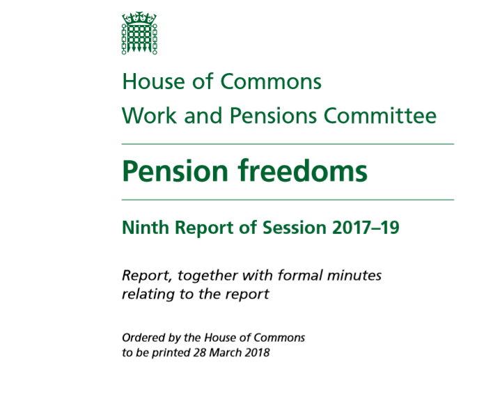 Pension freedoms report