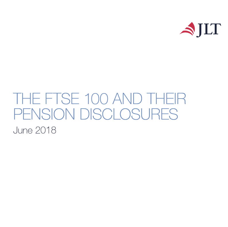 Report: The FTSE 100 And Their Pension Disclosures 1