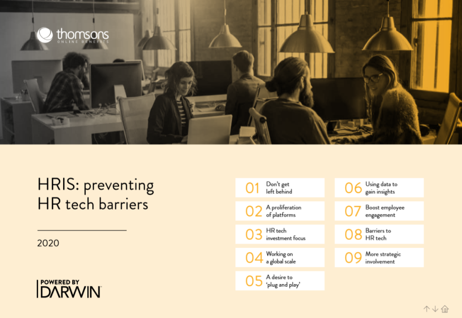 White paper: HRIS: preventing HR tech barriers 1