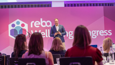 Matthew Gregson speaking RWC23