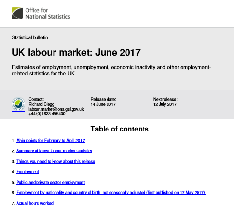 Labour market June 2017 1