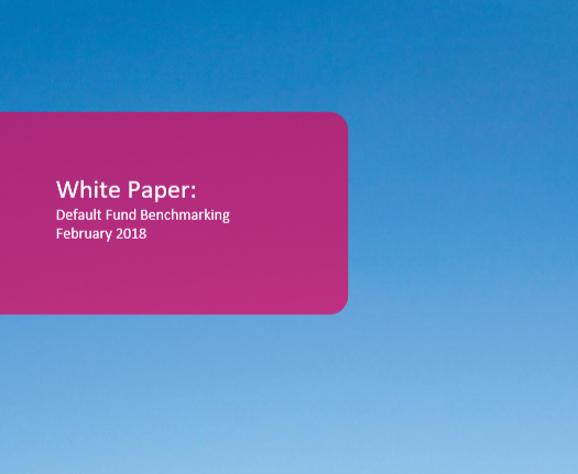 Default fund benchmarking 1