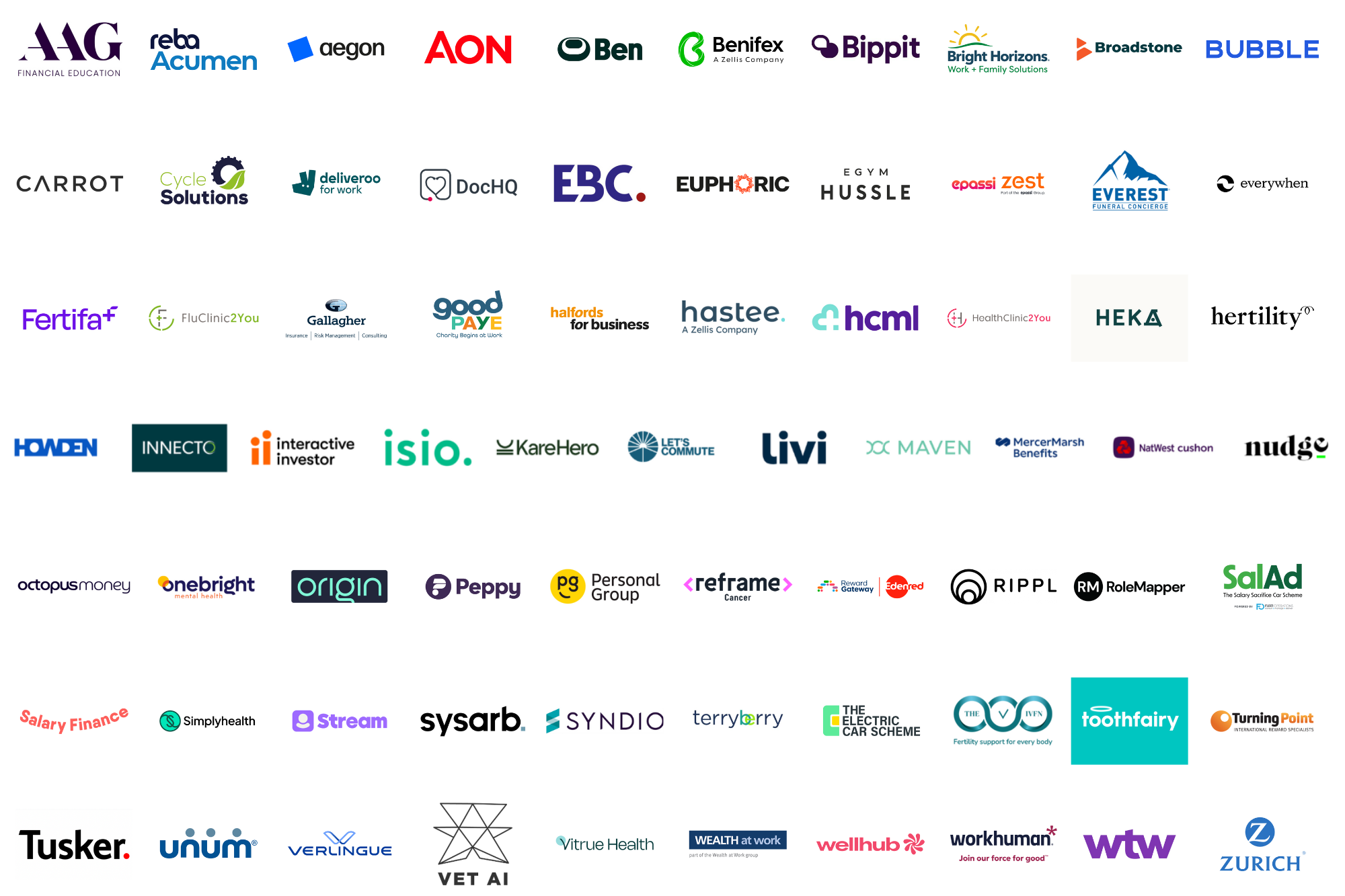 Future Forum exhibitors