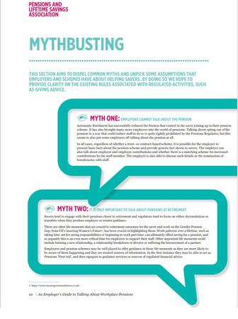 An employer’s guide to talking about workplace pensions 1