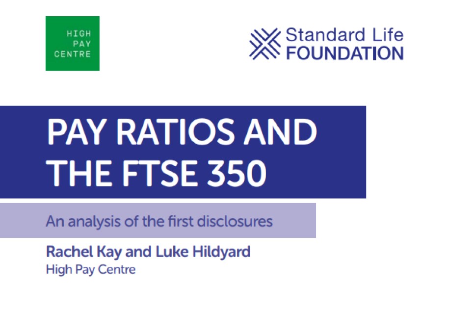 Research: Pay ratios and the FTSE 350 1